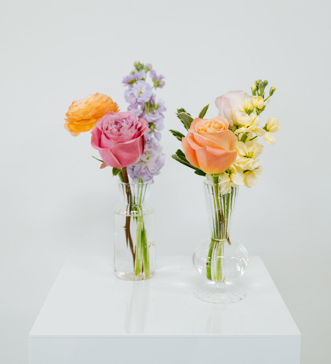 Pretty in Pastel Bud Vase Arrangement image 1